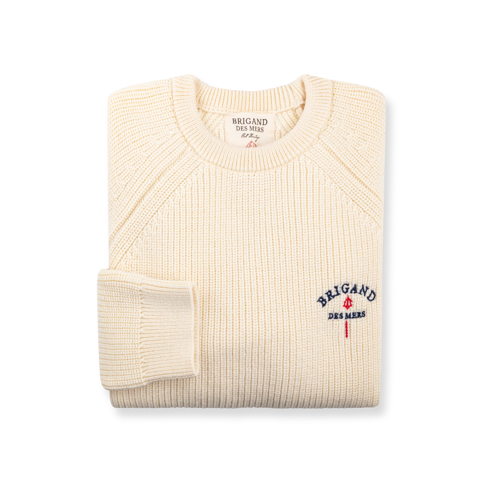 Pull Héritage – Laine mérinos, maille épaisse, fabrication durable