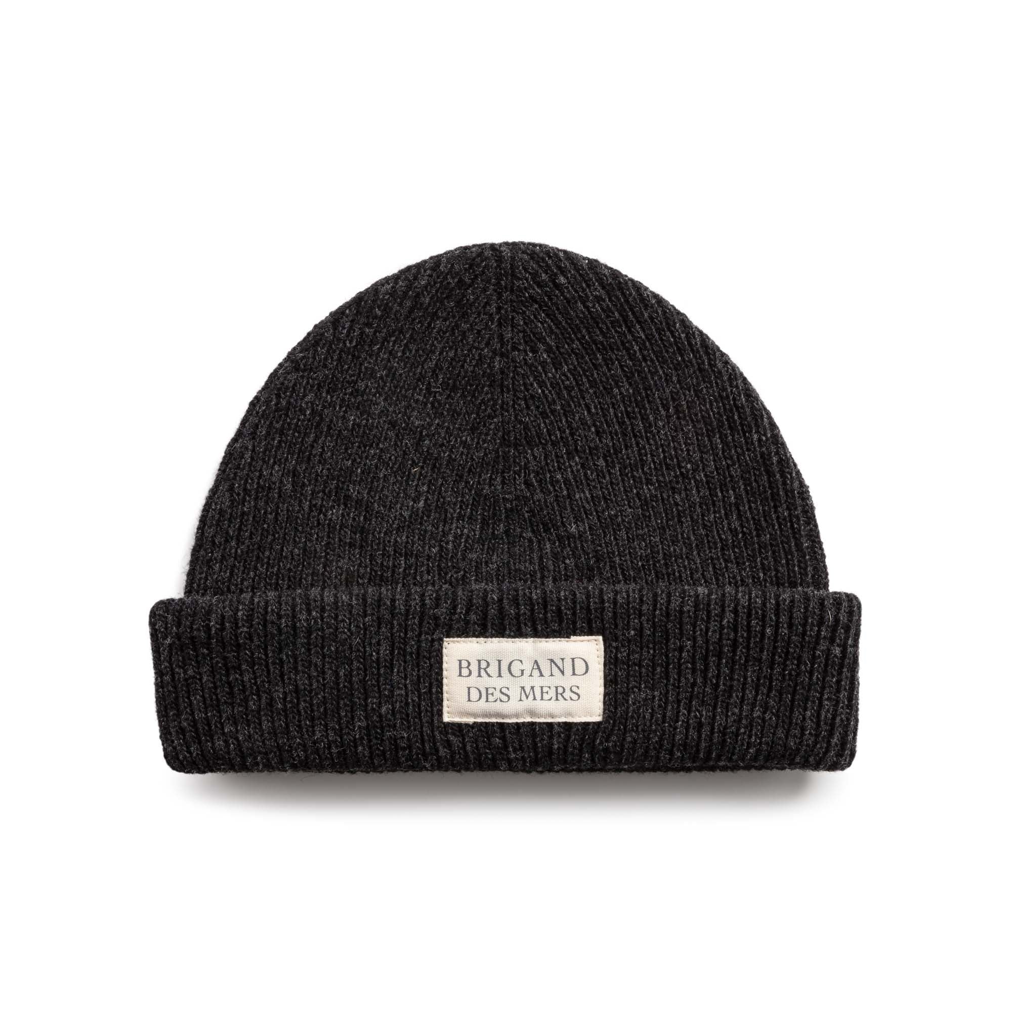 BRIGAND DES MERS Anthracite Bonnet Docker en Laine recyclée