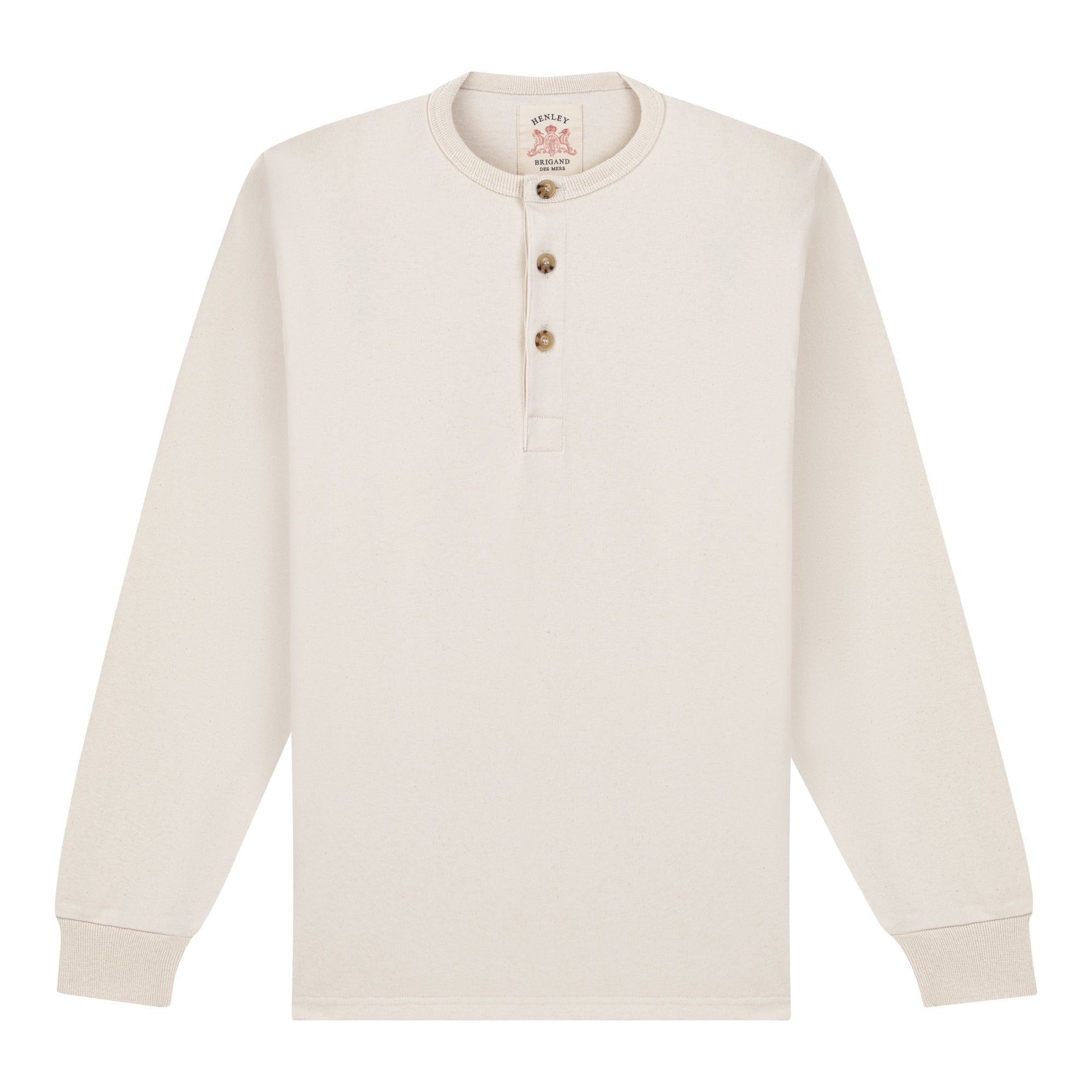 BRIGAND DES MERS Henley Héritage Henley Homme Épais 400g | Workwear Coton Bio | Brigand des Mers