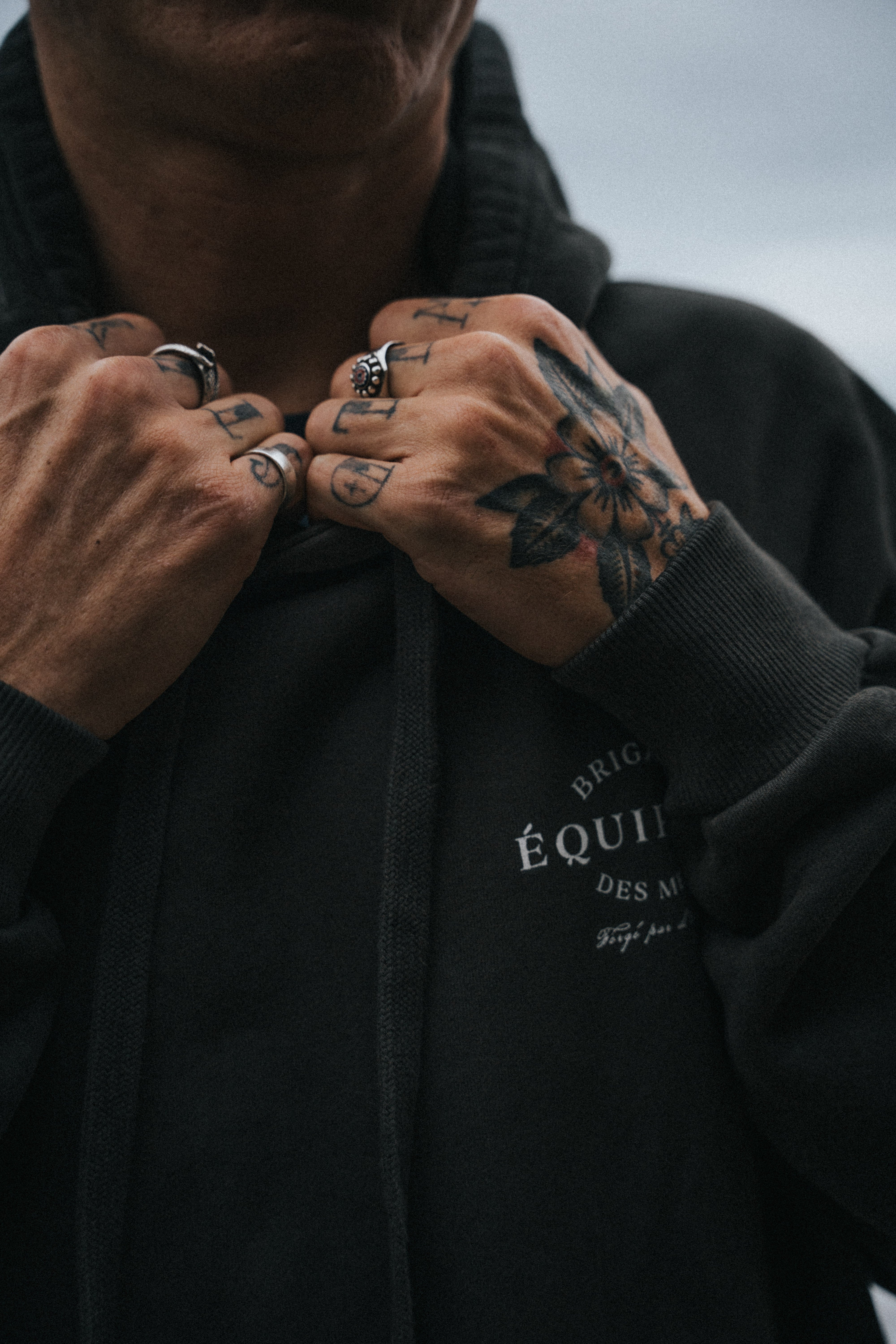 BRIGAND DES MERS Hoodie épais et solide Équipage eco-friendly