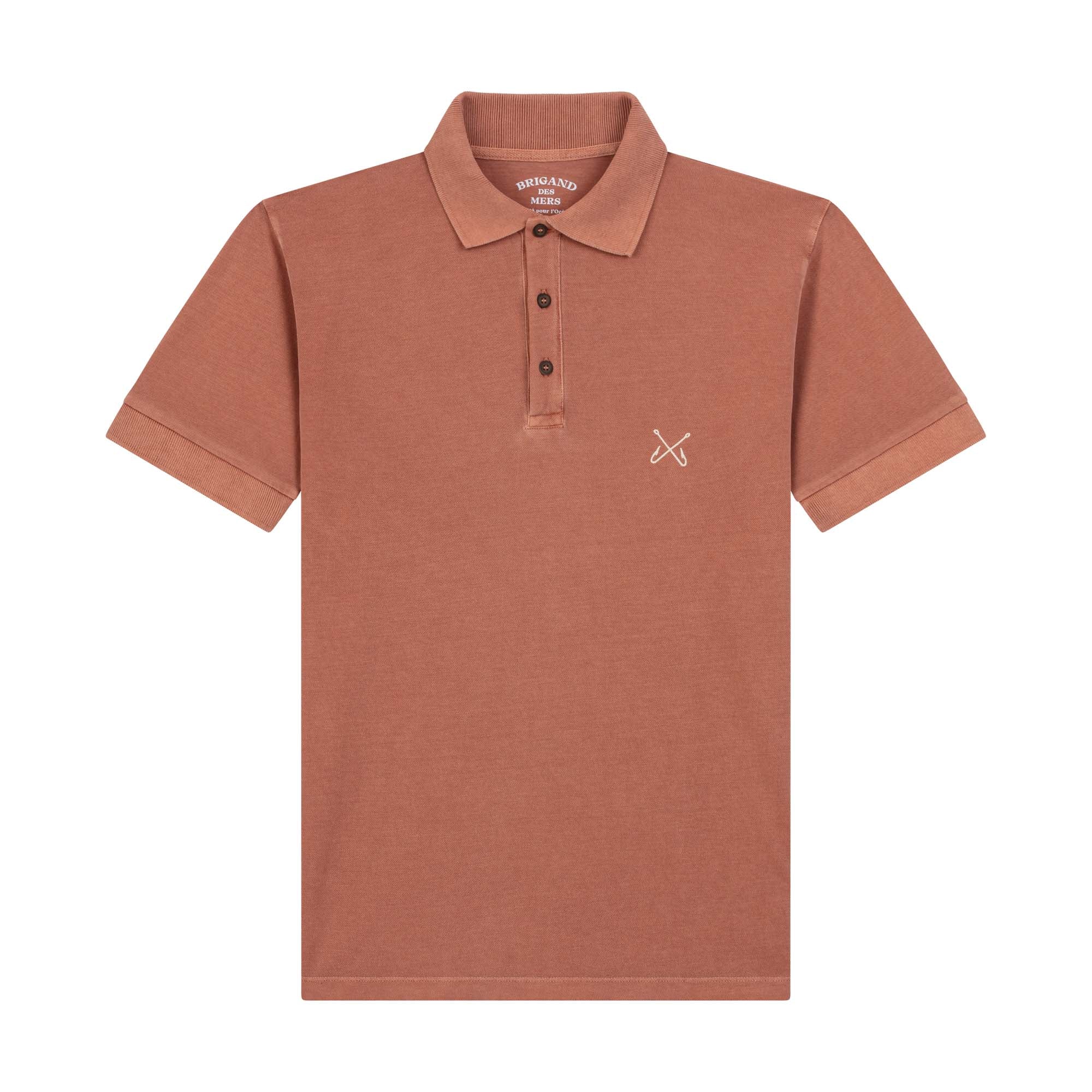 BRIGAND DES MERS Terracotta / S Polo Vintage Hameçons