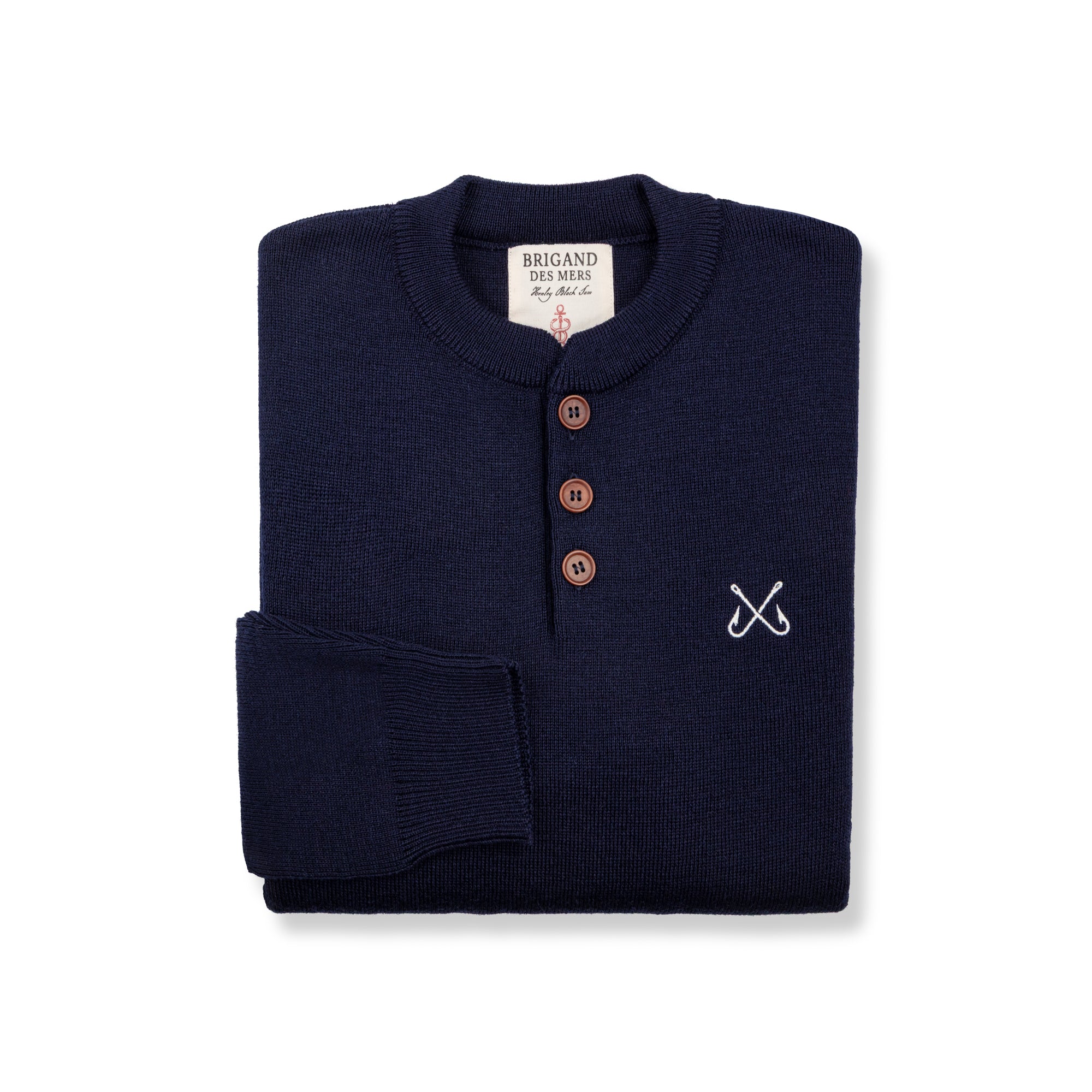 BRIGAND DES MERS S Pull Black Sam – Laine Mérinos Pull Black Sam – Laine mérinos