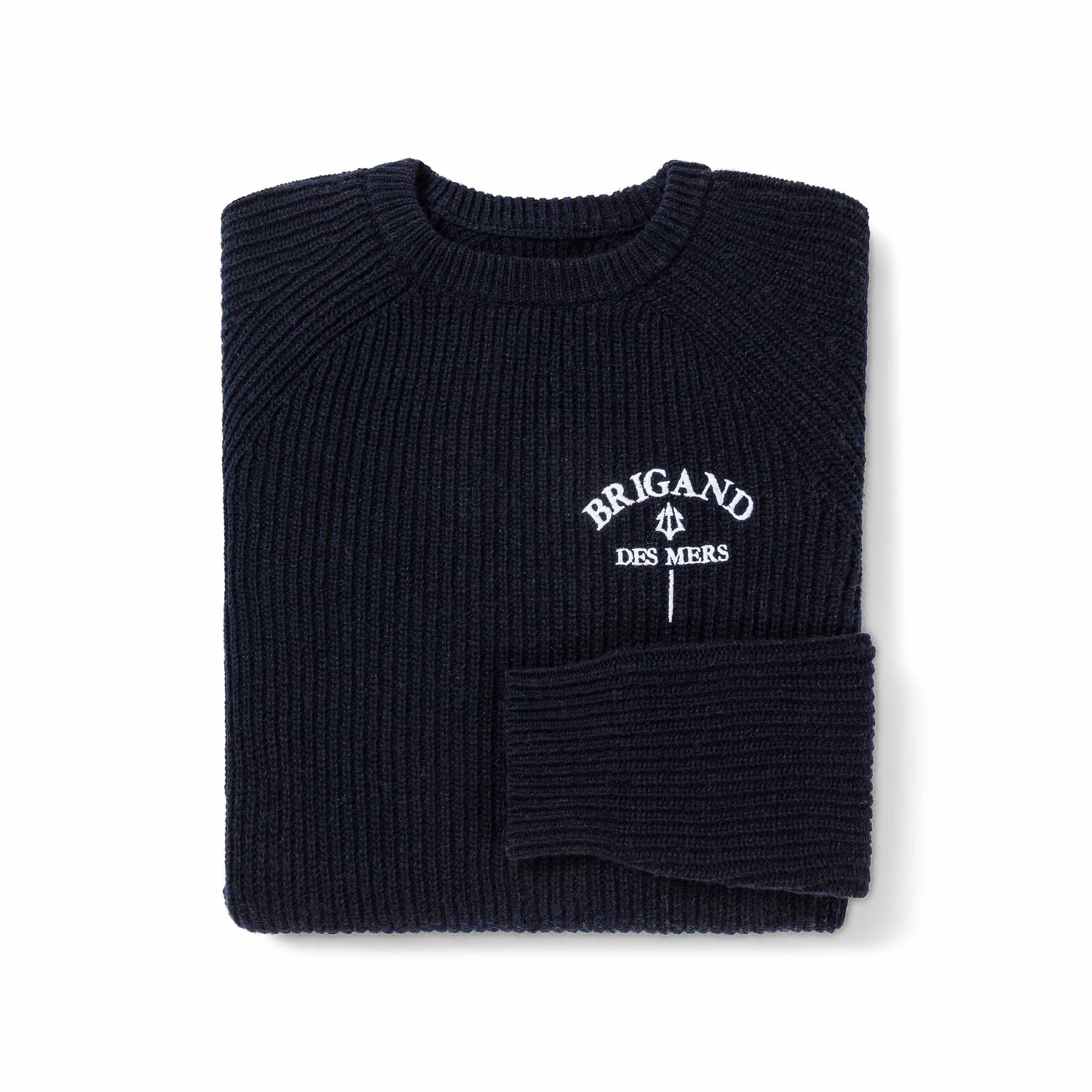 BRIGAND DES MERS Pull Fabriqué en France Héritage Pull Fabriqué en France Héritage Navy
