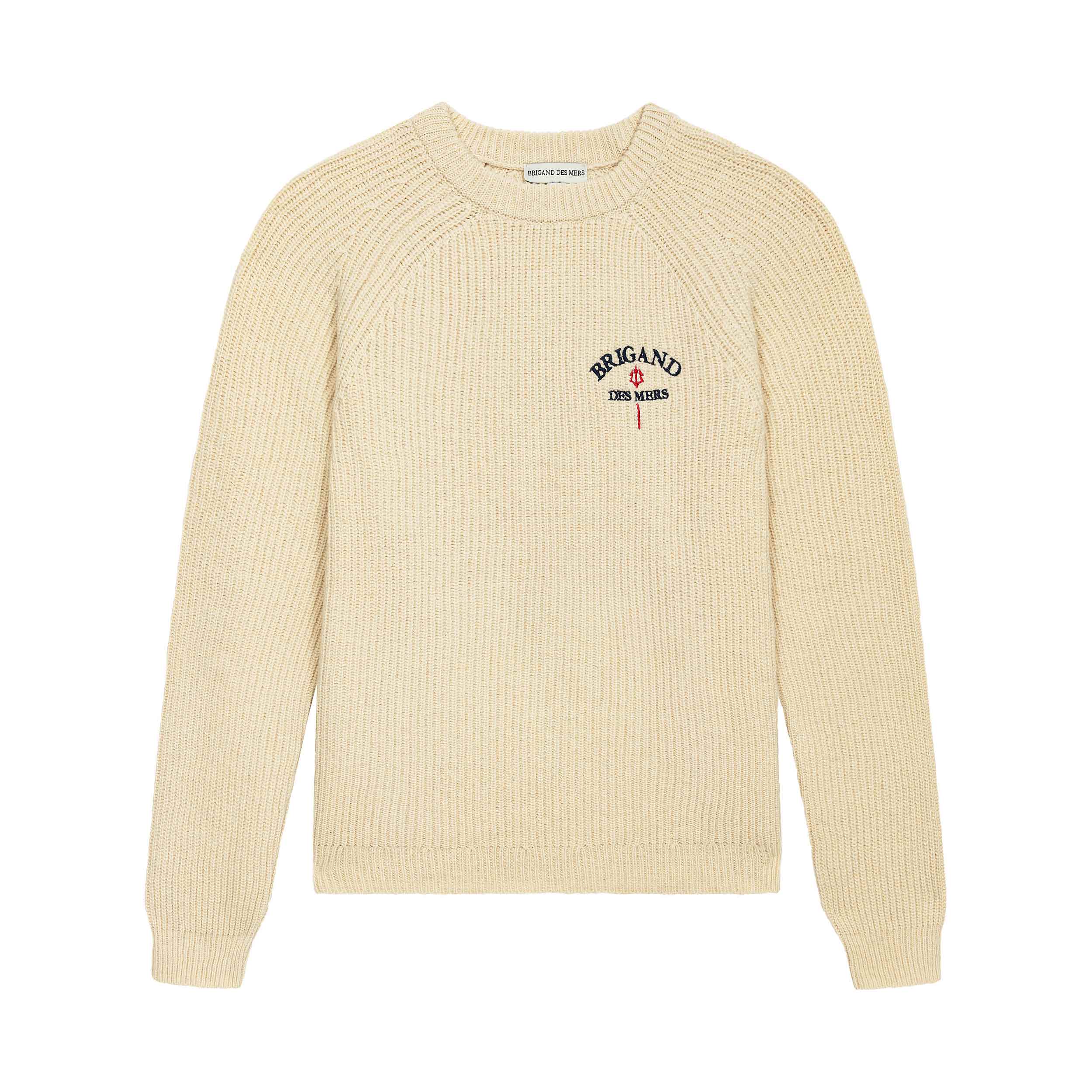 BRIGAND DES MERS Pull recyclé & made in France Héritage Pull en Laine Recyclée Héritage Fait en France