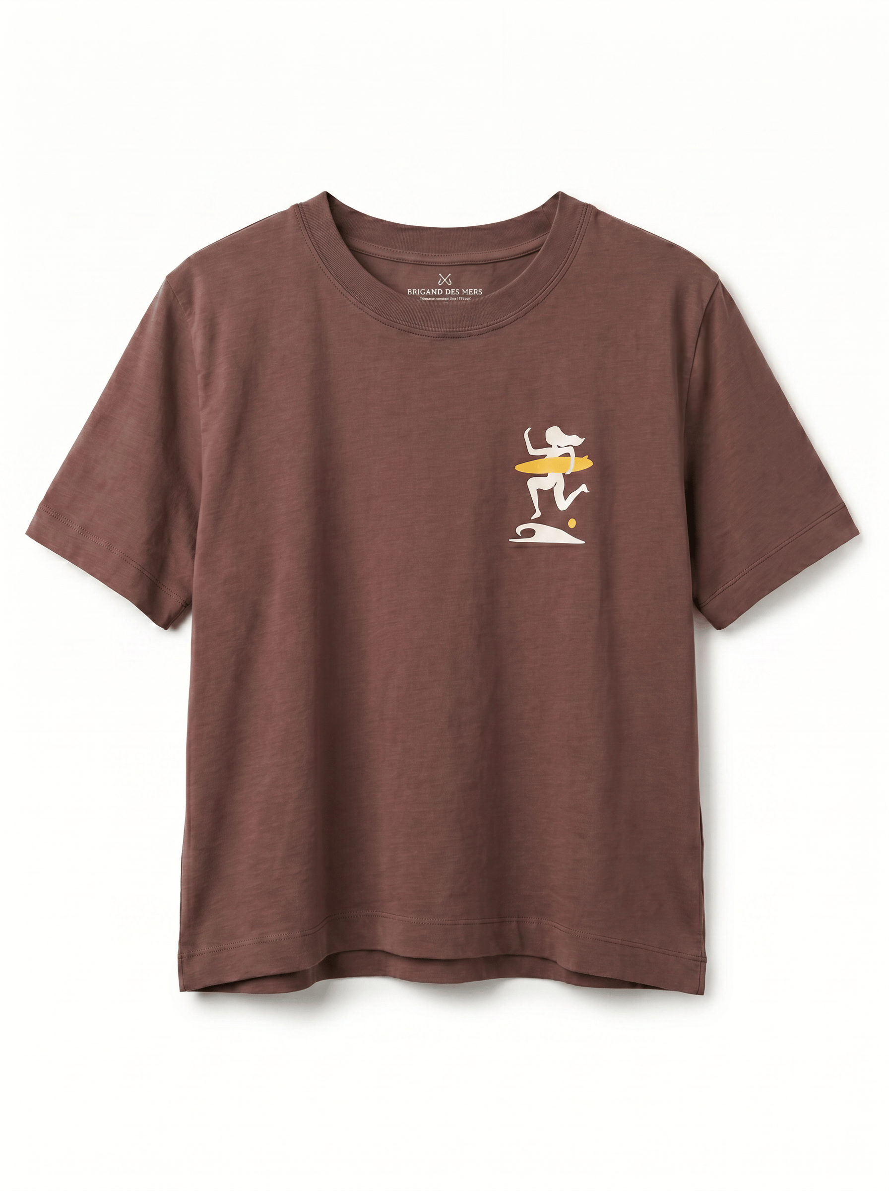 BRIGAND DES MERS T-shirt court Endless Summer T-shirt Court Femme | Baby Tee 90s | Coton Bio