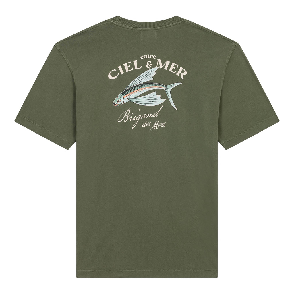 BRIGAND DES MERS XS T-shirt en coton bio Flying Fish