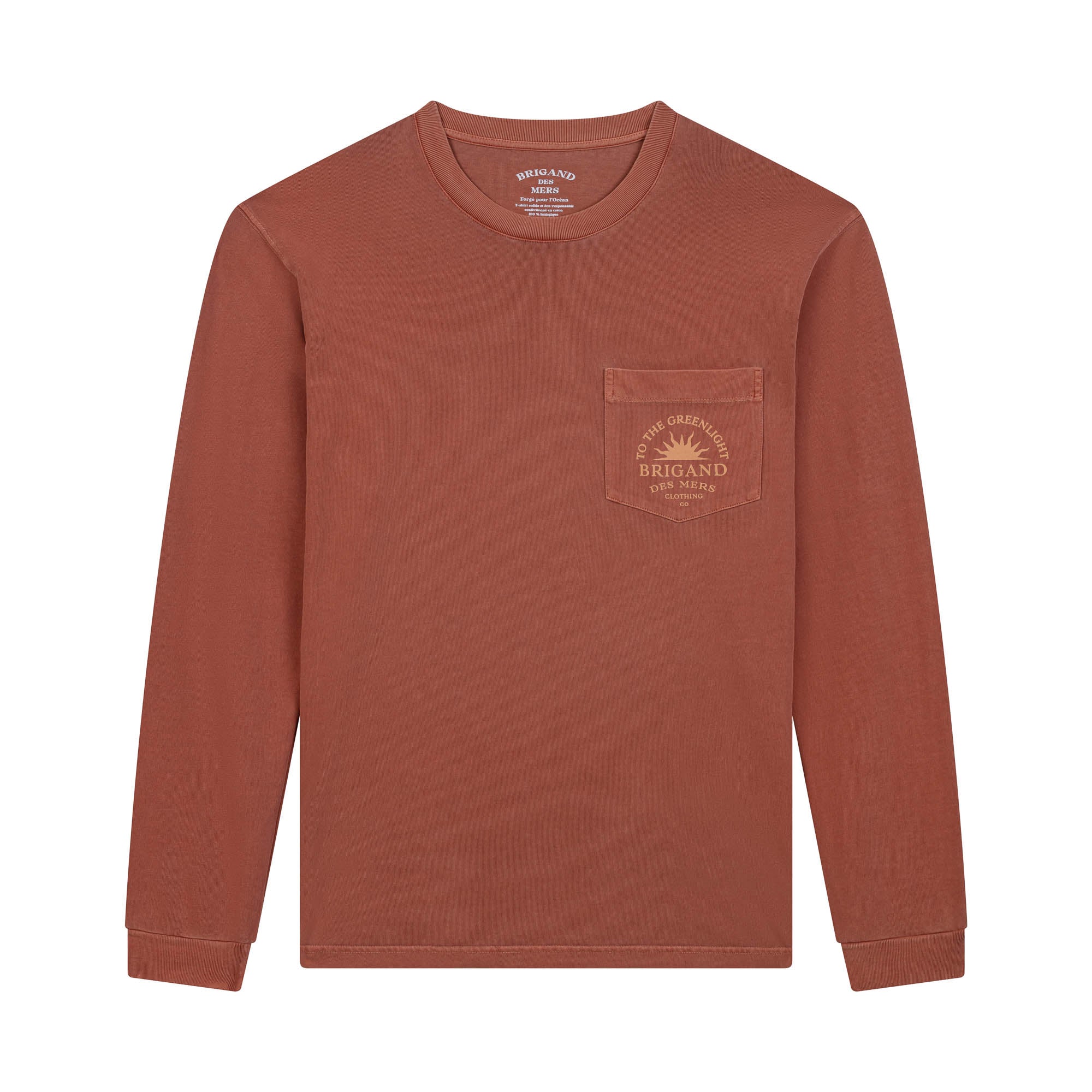 BRIGAND DES MERS T-shirt manches longues Green Light