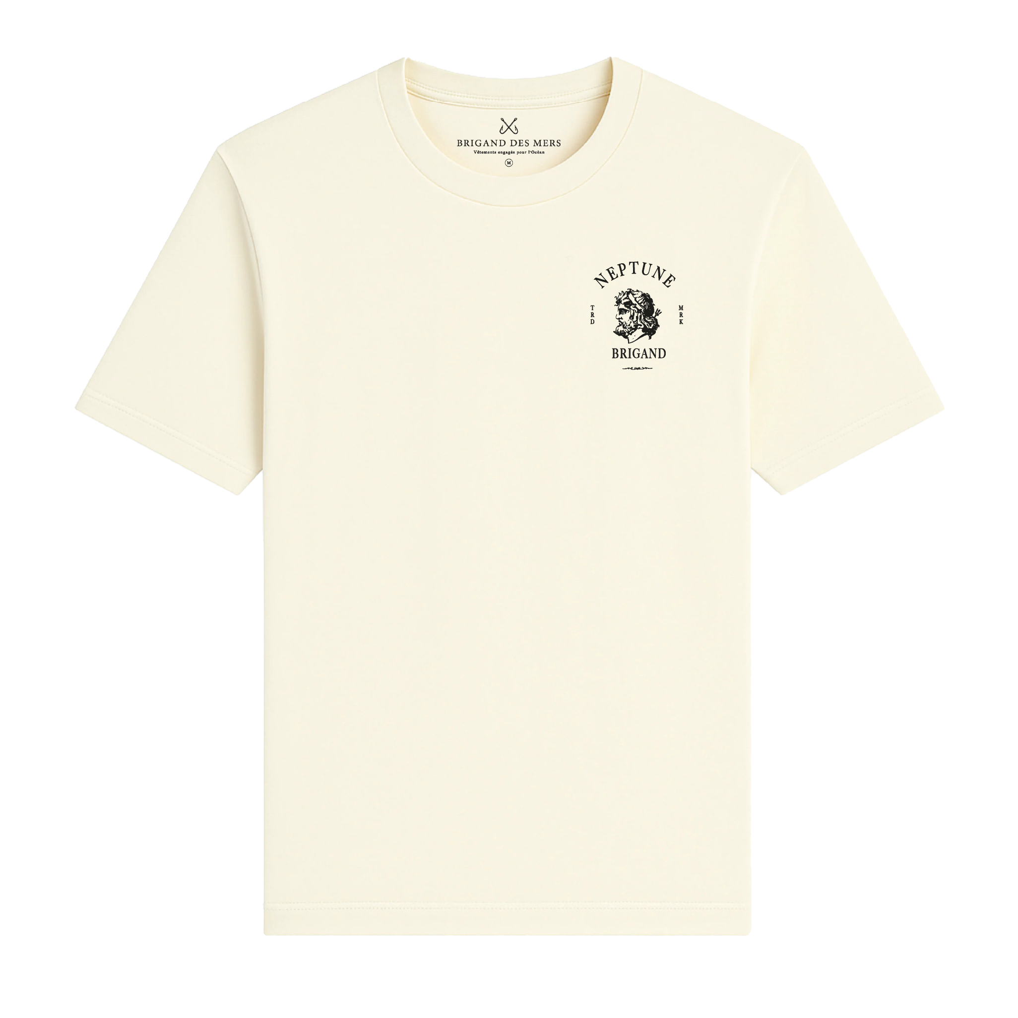 BRIGAND DES MERS T-shirt Neptune T-shirt Coton Bio 250 g – Neptune | Fabriqué au Portugal