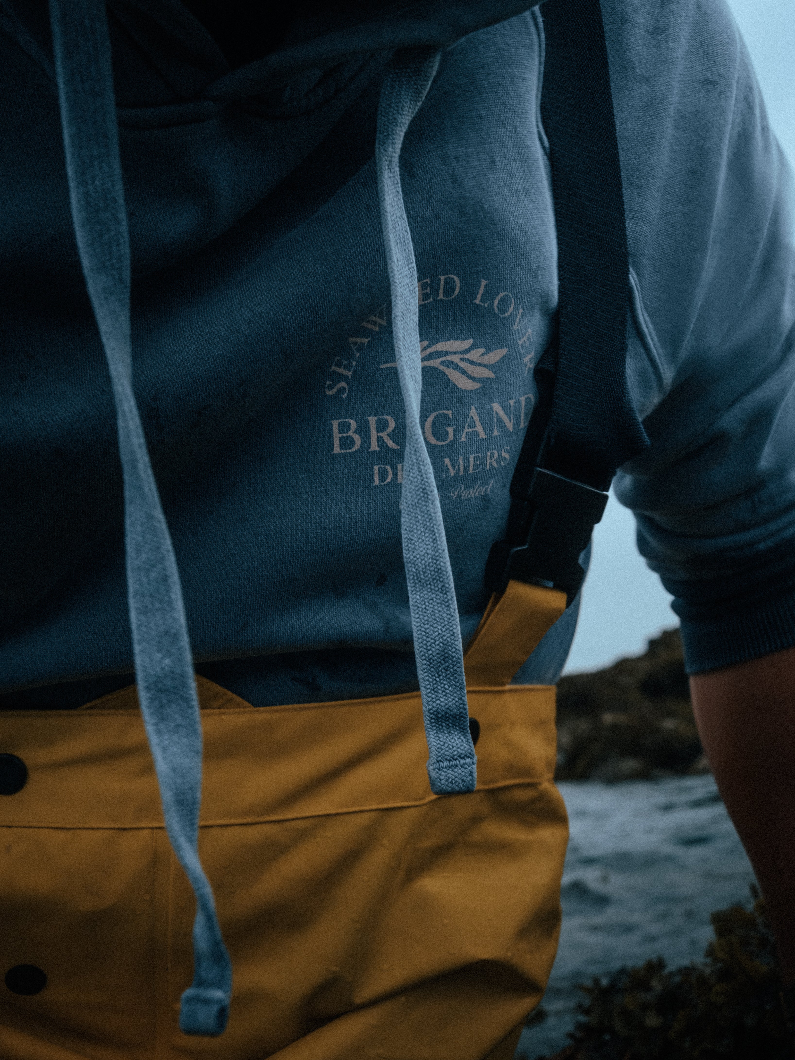 Hoodie Seaweed Coton bio