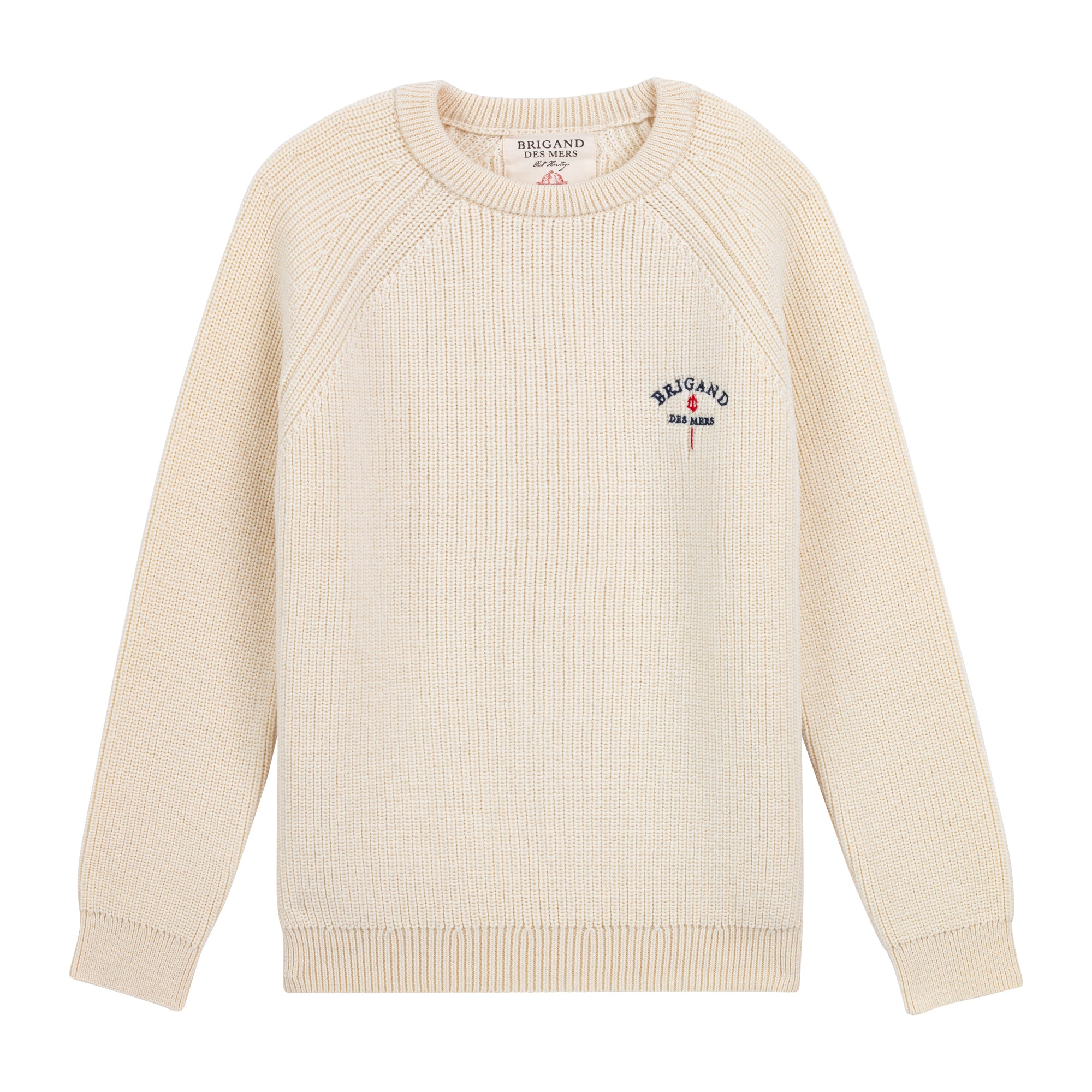 Pull Héritage – Laine mérinos, maille épaisse, fabrication durable