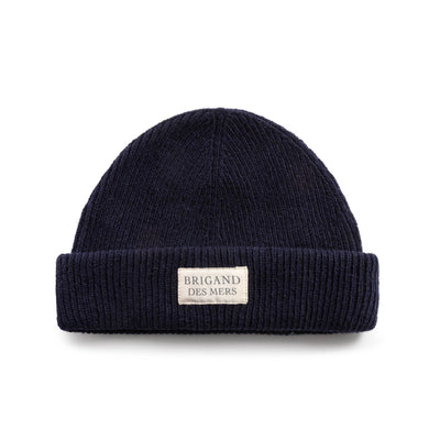 BRIGAND DES MERS Navy Bonnet Docker en Laine recyclée