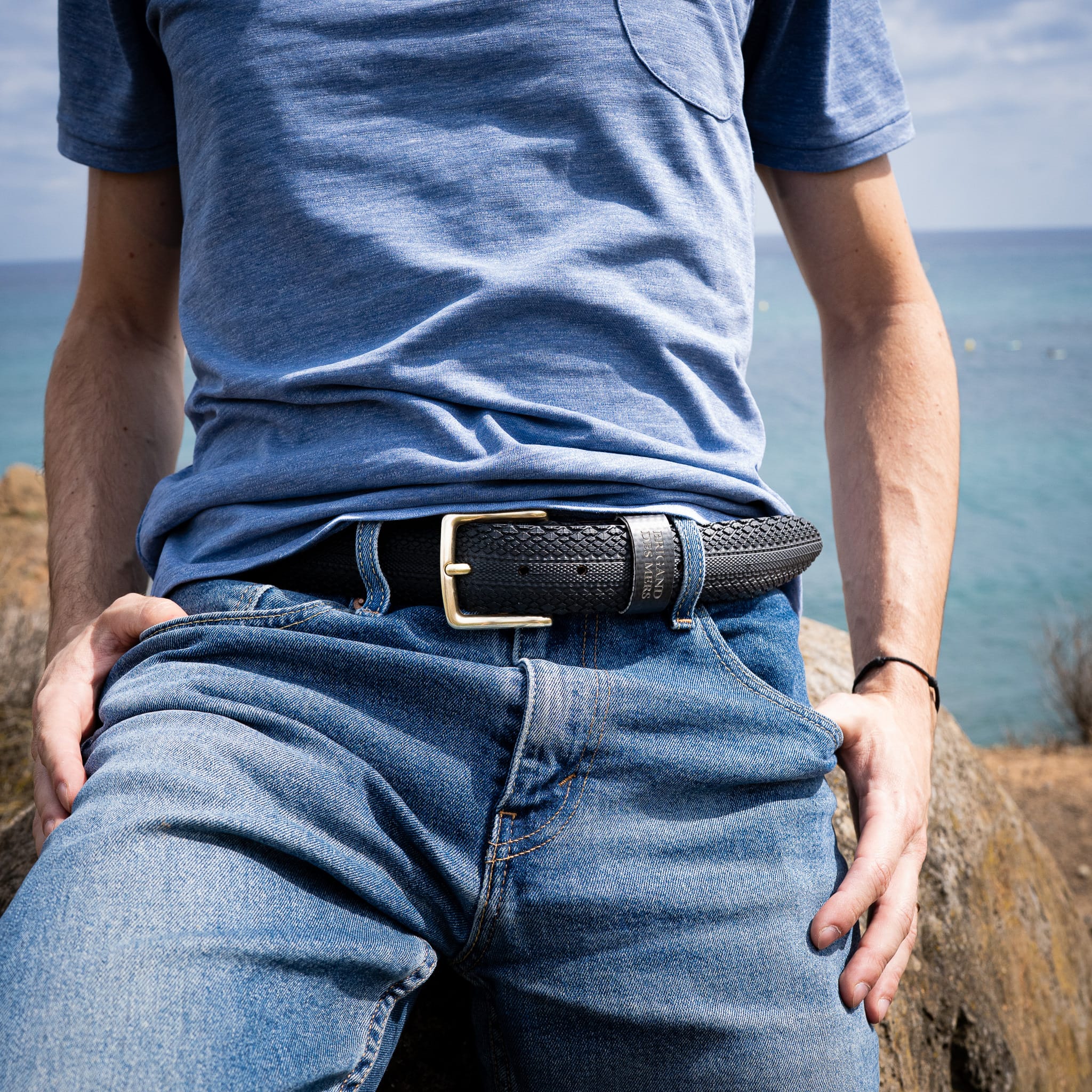 BRIGAND DES MERS Ceinture La Vie est Belt X Brigand Ceinture La Vie est Belt X Brigand