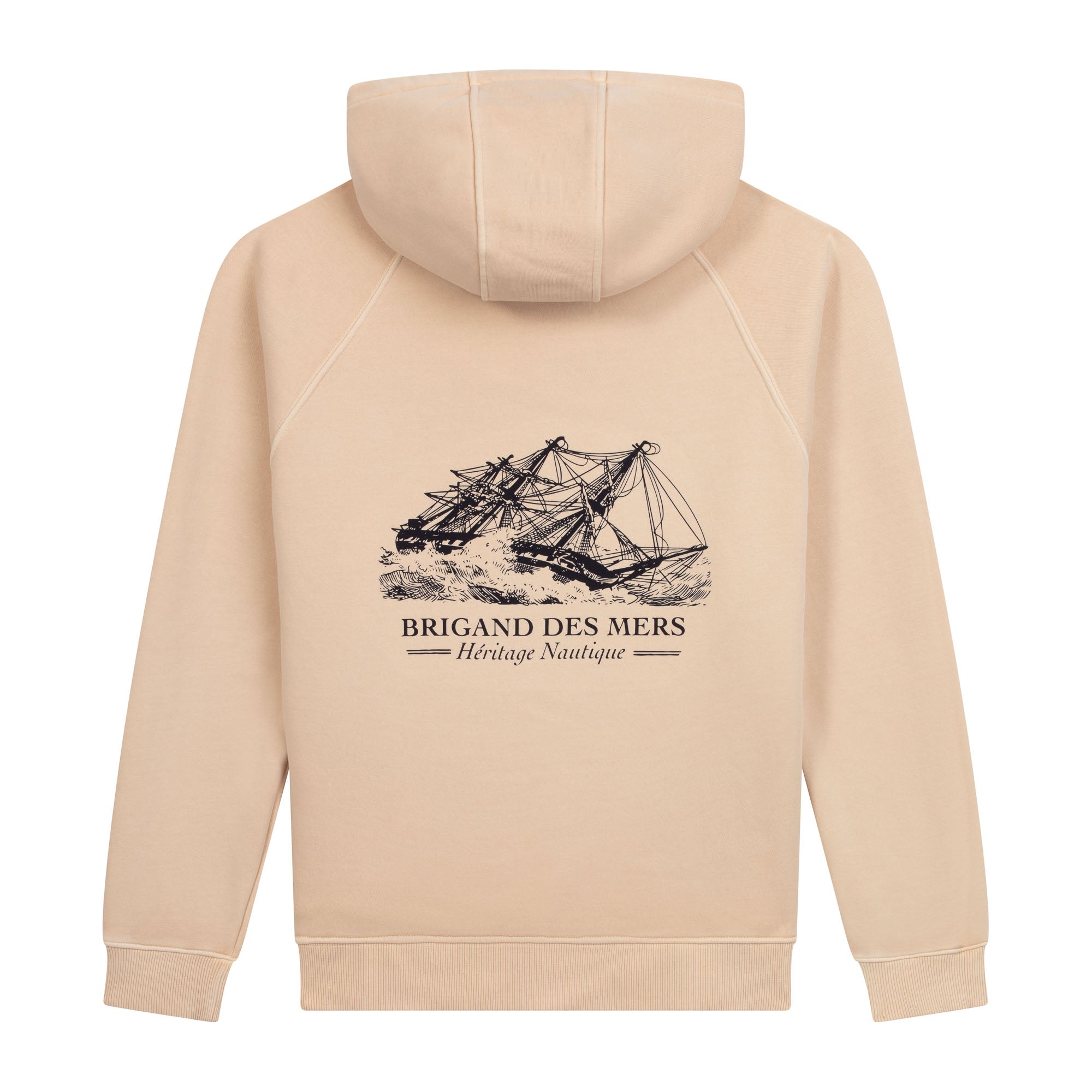 BRIGAND DES MERS Hoodie Galion couleur naturelle