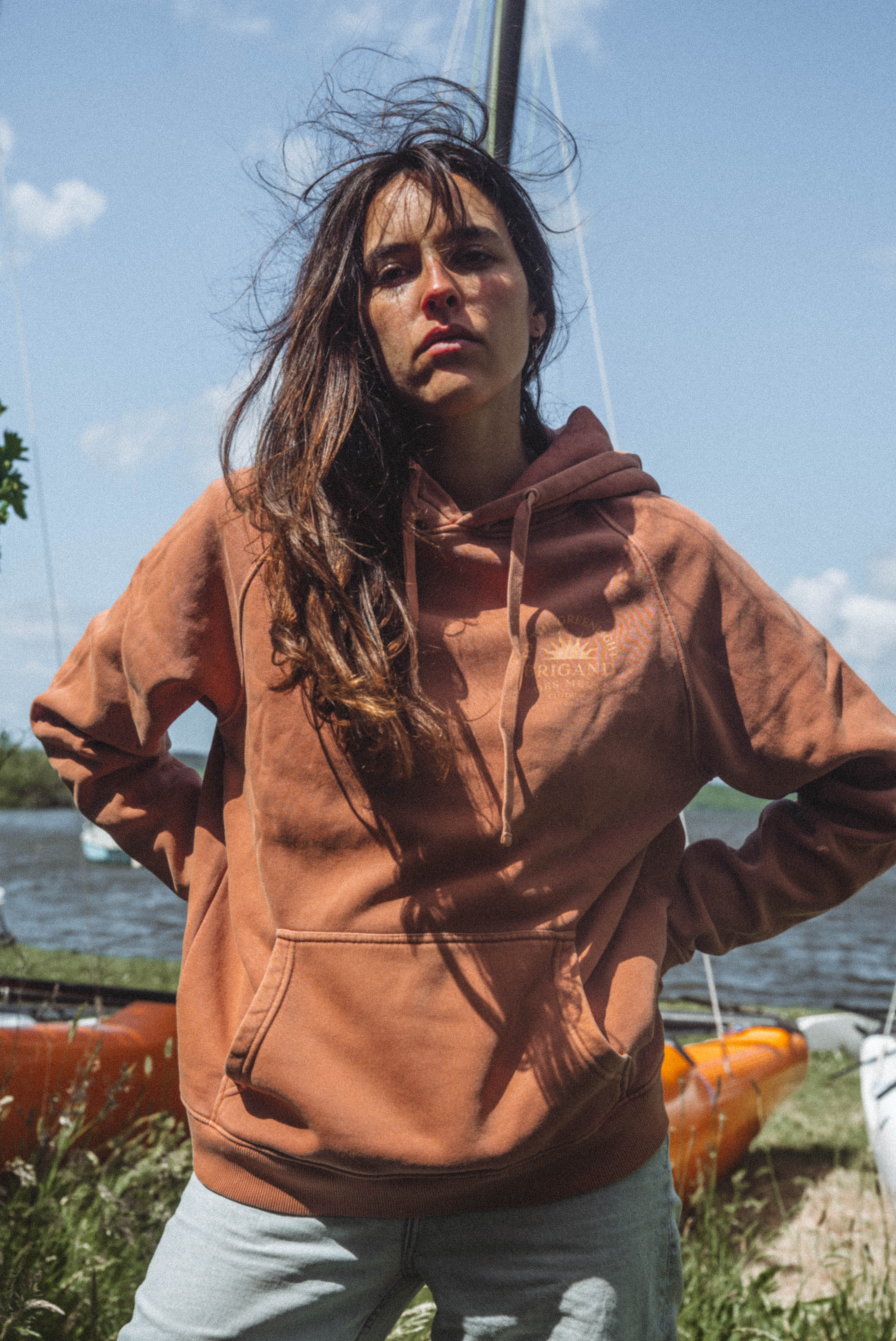 BRIGAND DES MERS Hoodie Greenlight Vintage Hoodie Greenlight Vintage