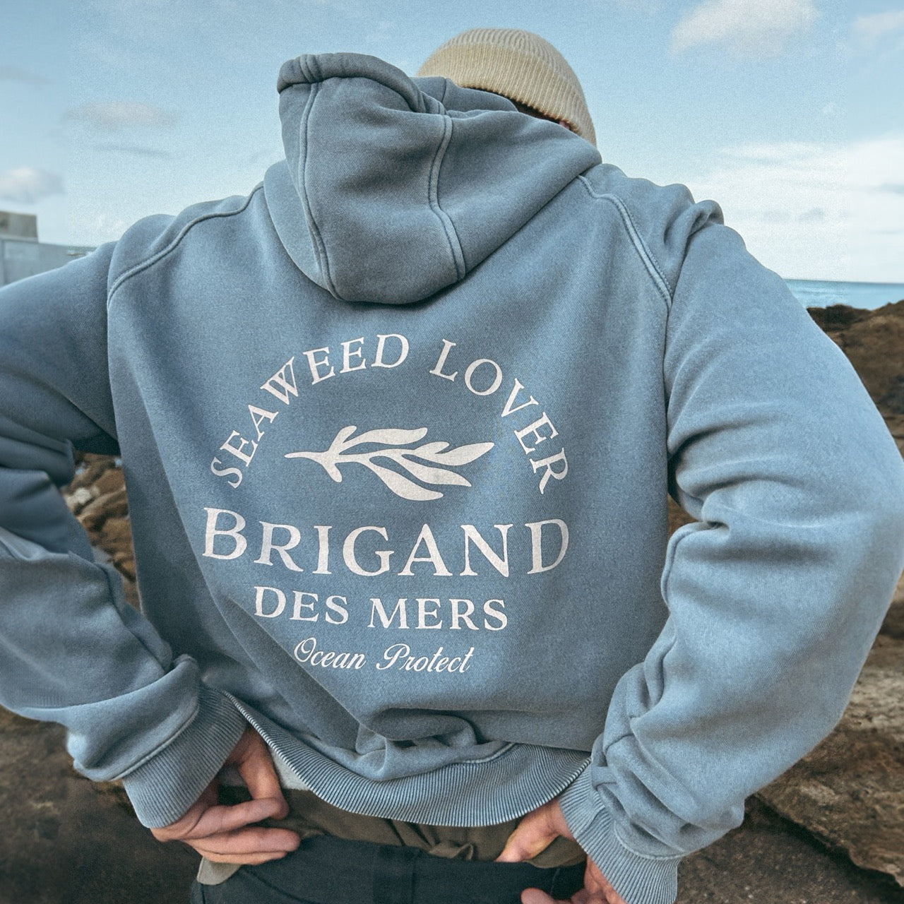 BRIGAND DES MERS Hoodie Seaweed Coton bio Hoodie Seaweed Coton bio