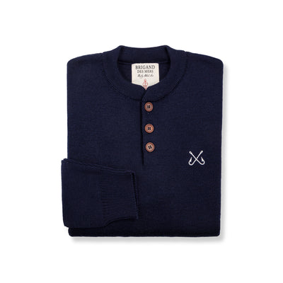 BRIGAND DES MERS S Pull Black Sam – Laine Mérinos Pull Black Sam – Laine mérinos