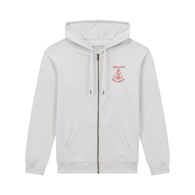 BRIGAND DES MERS Sweat zippé Ancre eco-friendly