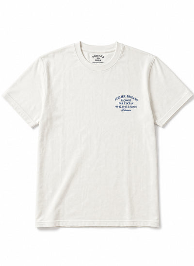 BRIGAND DES MERS T-shirt Atelier Brigand T-shirt Coton Bio Terracotta | Teinture Naturelle | La Vague