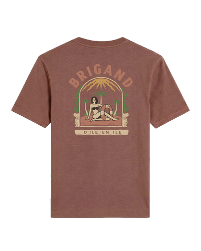 BRIGAND DES MERS T-shirt D’île en île T-shirt Vintage Homme 250 g/m² | Coton Bio Marin | Portugal