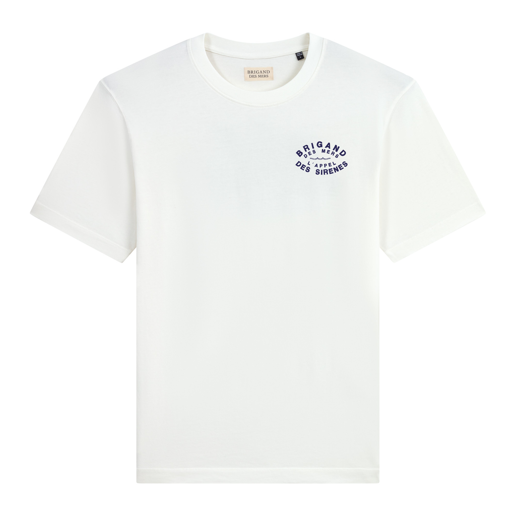 BRIGAND DES MERS T-shirt en coton bio Sirène T-Shirt Sirène en Coton Imprimé BIO