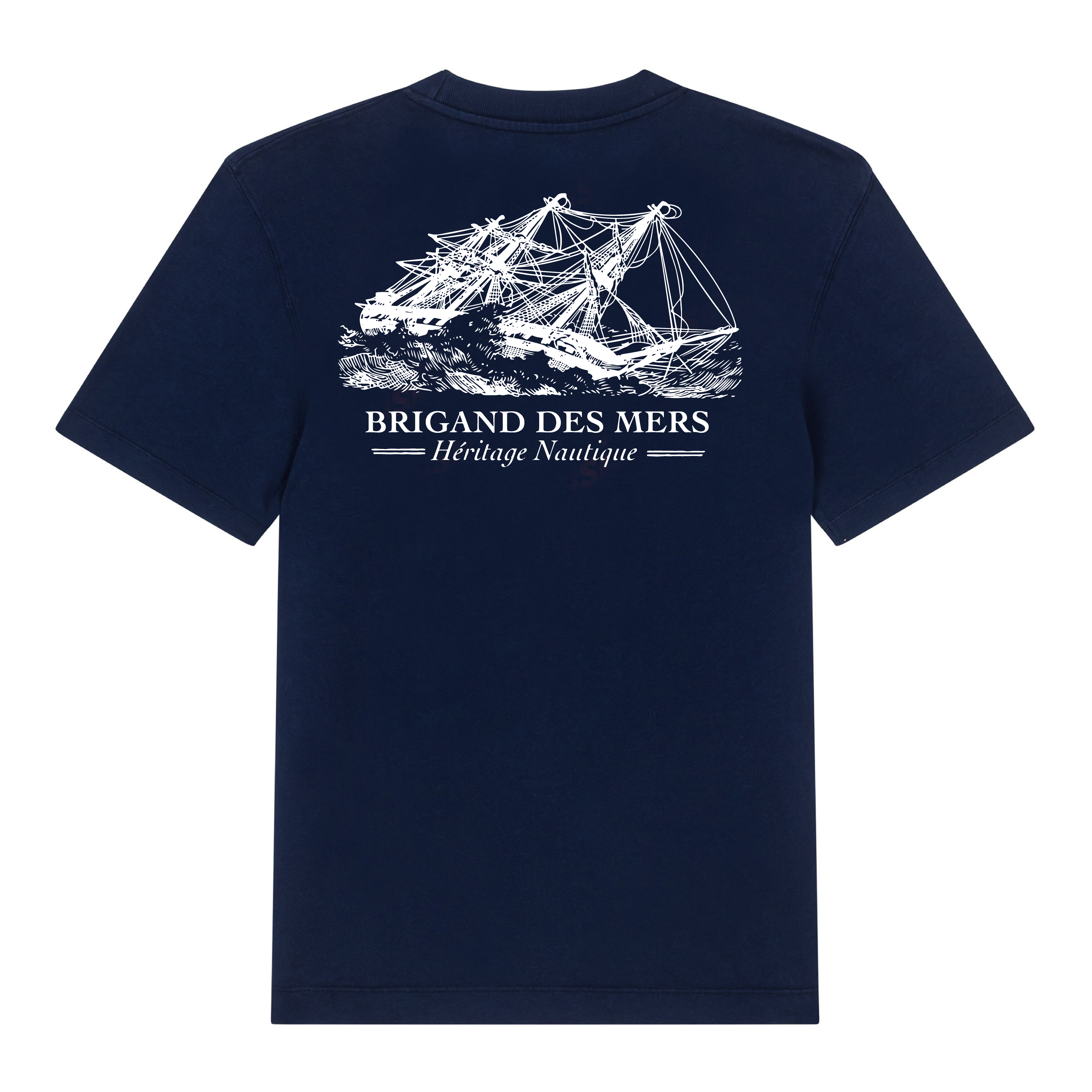 BRIGAND DES MERS T-shirt Gréement Navy T-shirt Gréement Navy