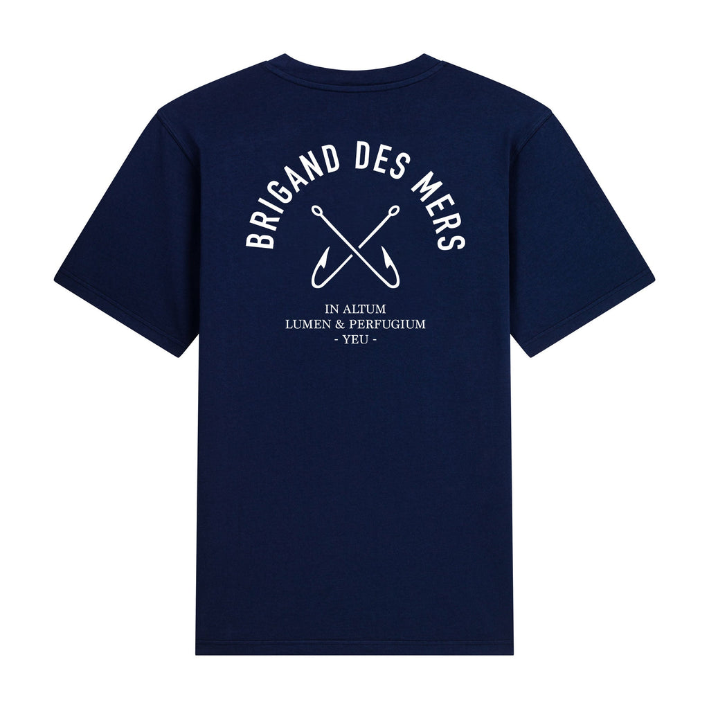BRIGAND DES MERS T-shirt Hook Île d'Yeu T-Shirt en Coton Bio Hook