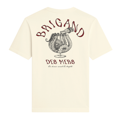 BRIGAND DES MERS T-shirt Kraken - blanc vintage T-shirt Kraken - blanc vintage