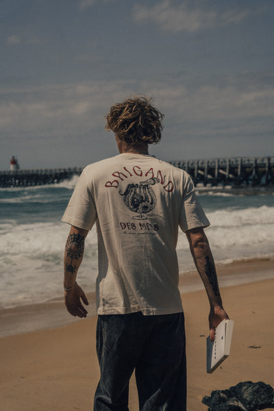BRIGAND DES MERS T-shirt Kraken - Écru vintage T-shirt Kraken - Écru vintage