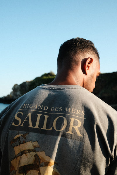 BRIGAND DES MERS T-Shirt Sailor - Vintage Black T-Shirt Sailor - Vintage Black
